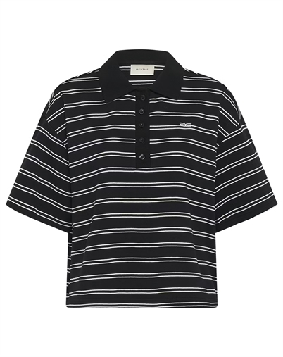 Gestuz - GZPilova Polo - Black/White Striped